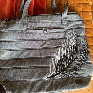 Lug Apollo Tote Bag with Feather Embroidery